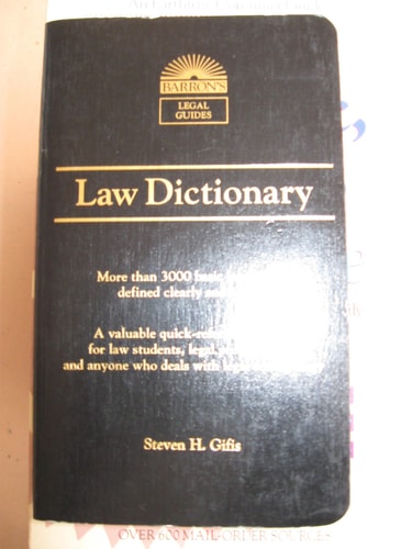 Law Dictionary (Law Dictionary, 4th ed)