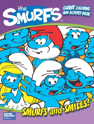 Smurfs and Smiles! Giant Coloring and Activity Book
