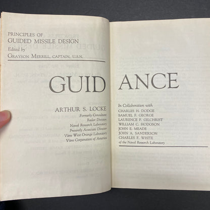 Guidance - Arthur S. Locke - Principles of Guided Missile Design - Date Unknown