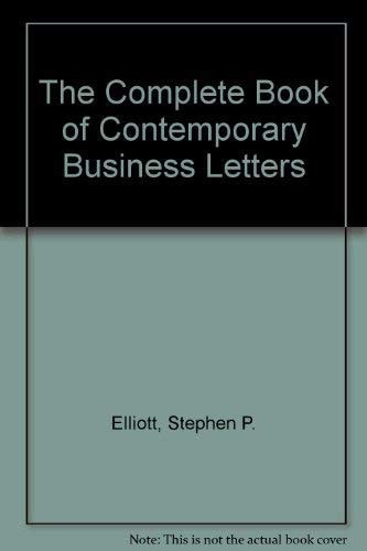 The Complete Book of Contemporary Business Letters