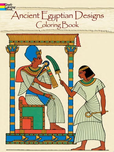 Ancient Egyptian Design Coloring Book