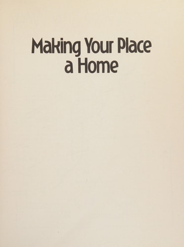 Making your place a home