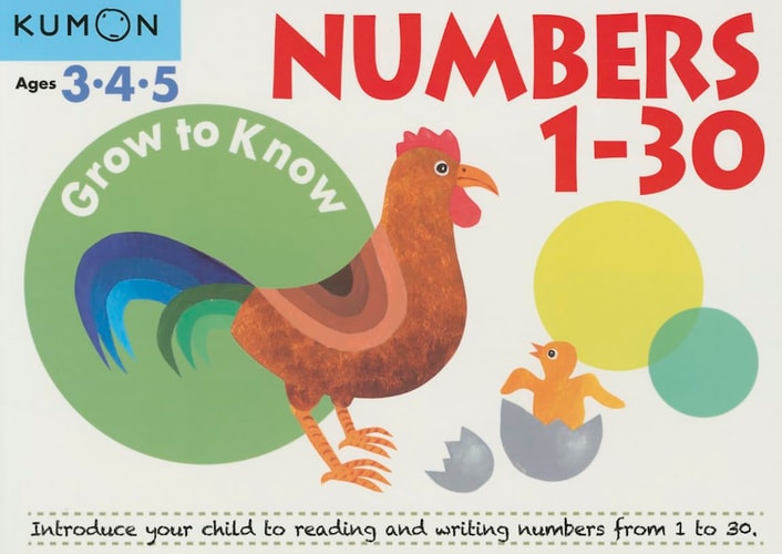 Kumon Grow-To-Know: Numbers 1-30 (Grow to Know Workbooks)
