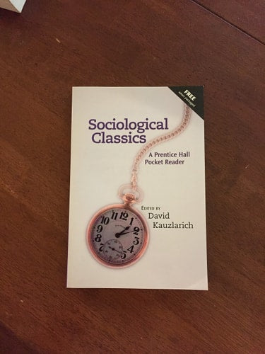 Sociological Classics: A Pearson Pocket Reader