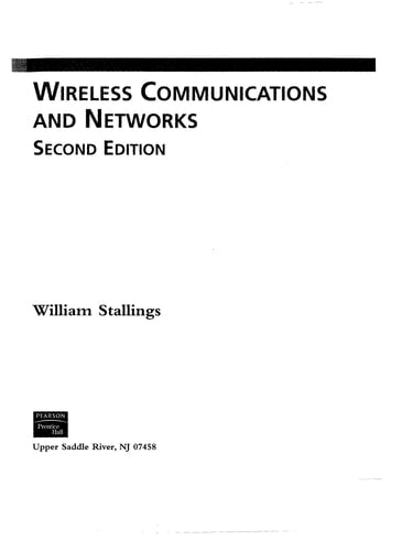 Wireless Communications and Networks