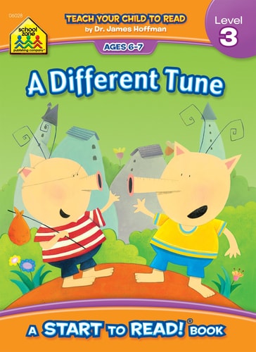 School Zone - A Different Tune, Start to Read!® Book Level 3 - Ages 6 to 7, Rhyming, Early Reading, Vocabulary, Simple Sentence Structure, and More (School Zone Start to Read!® Book Series)
