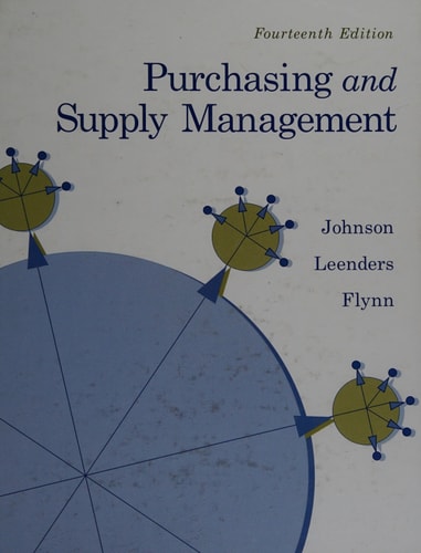 Purchasing and Supply Management (The Mcgraw-hill/Irwin Series Operations and Decisions Sciences)