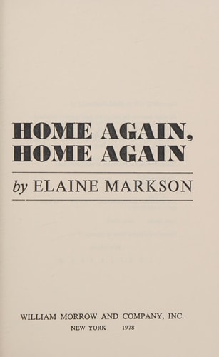 Home again, home again