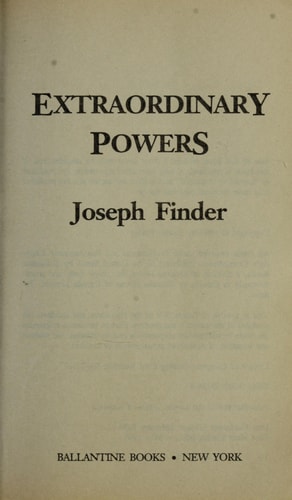 Extraordinary Powers
