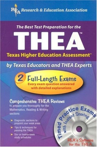 THEA w/ CD (REA) - The Best Test Prep for the Texas Higher Education Assessment (Test Preps)