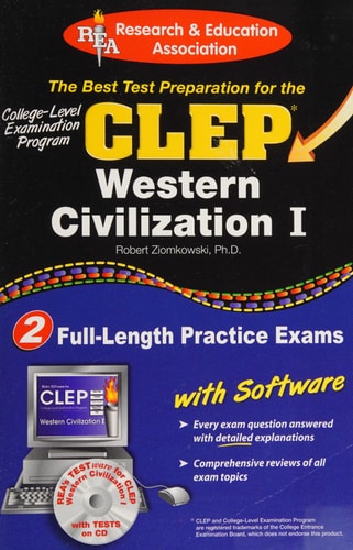 CLEP Western Civilization I w/ CD-ROM (CLEP Test Preparation)