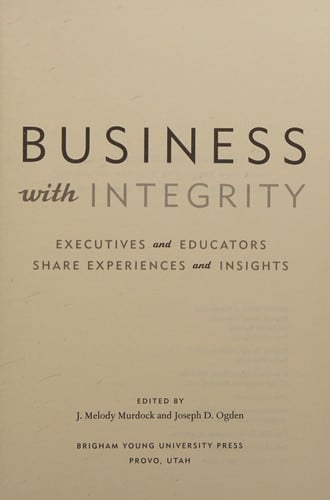Business with Integrity