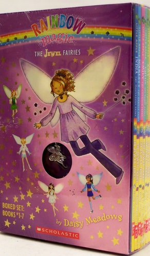 The Jewel Fairies: Rainbow Magic Boxed Volumes 1-7 with Charm (Rainbow Magic Jewel Fairies, Volumes 1-7)