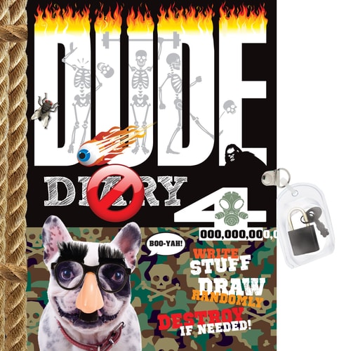 Dude Diary 4 Write Stuff, Draw Randomly, Destroy If Needed!