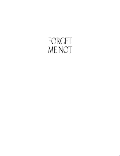 Forget Me Not