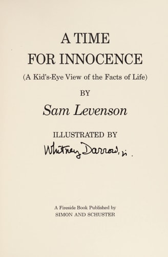 A Time For Innocence - Formerly: Sex and the Single Child
