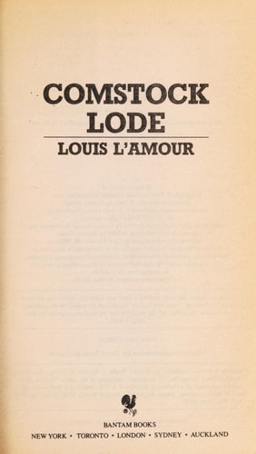 Comstock Lode: A Novel