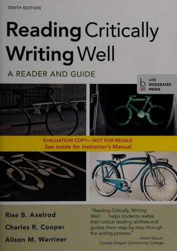Reading Critically, Writing Well