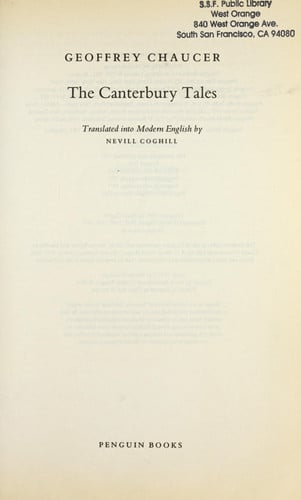 The Canterbury Tales