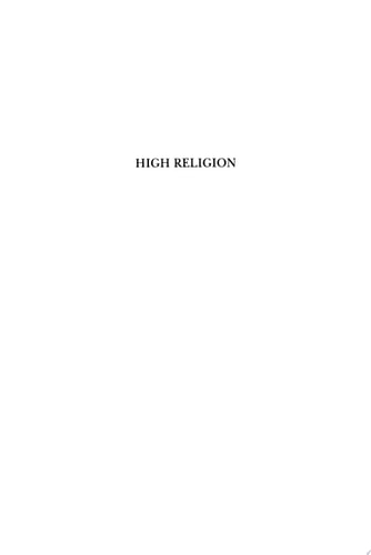 High Religion: A Cultural and Political History of Sherpa Buddhism
