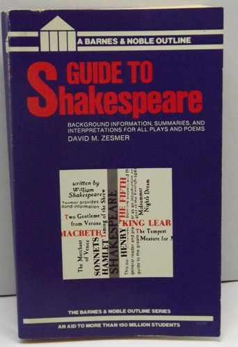 Guide to Shakespeare (Barnes & Noble Outline Series)