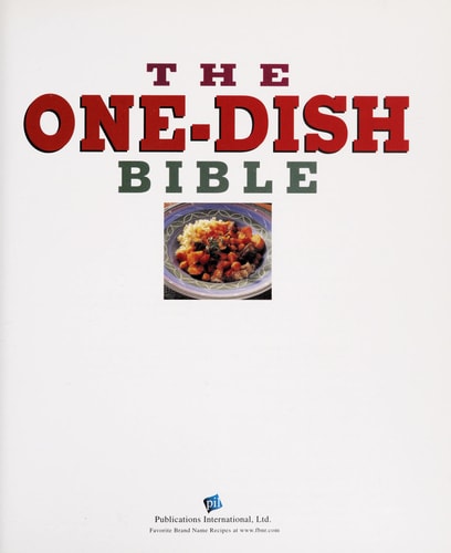 The One-Dish Bible