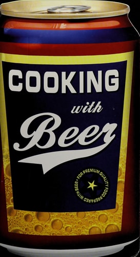Cooking With Beer: For Premium Quality Food Prepared With Beer (Shaped Cookbook)