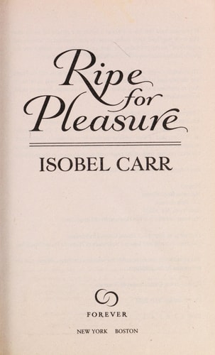 Ripe for Pleasure