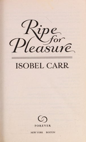 Ripe for Pleasure