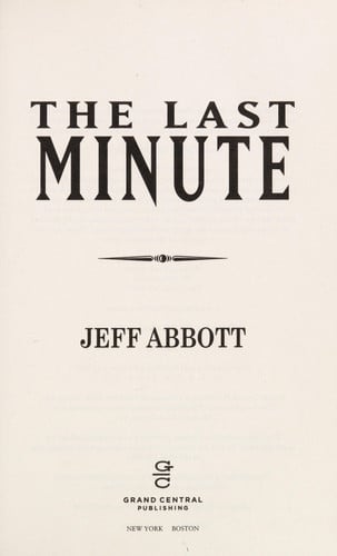 The Last Minute (The Sam Capra Series, 2)