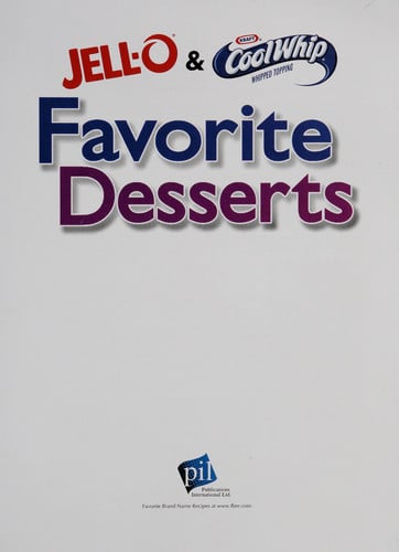 Jell-O and Coolwhip Favorite Desserts