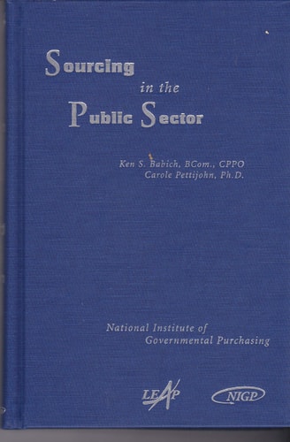 Sourcing in the Public Sector