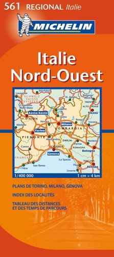 Michelin Map Italy North West Map 561 (Maps/Regional (Michelin))