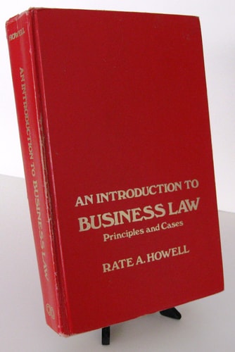 An introduction to business law;: Principles and cases