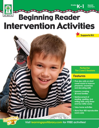 Key Education Beginning Reader Intervention Activities Grs. K-1, Special Learners Carson-Dellosa (804110)