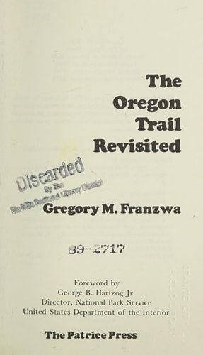 The Oregon Trail revisited