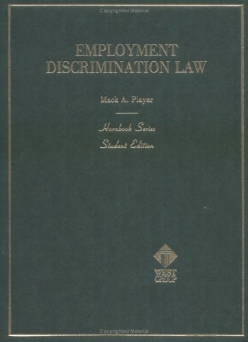 Employment Discrimination Law (Hornbooks)