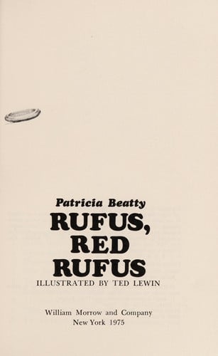Rufus, red Rufus