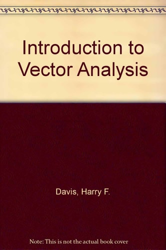 Introduction to vector analysis