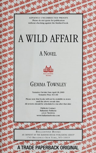 A Wild Affair: A Novel (Jessica Wild)
