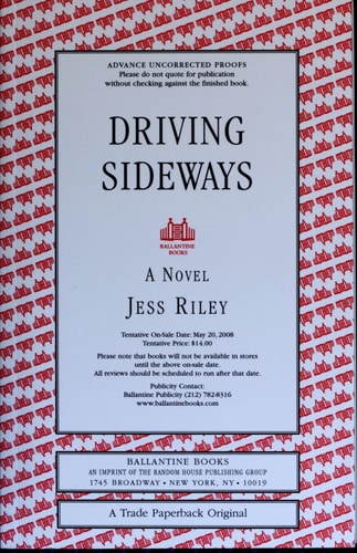 Driving Sideways: A Novel