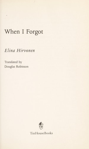 When I Forgot