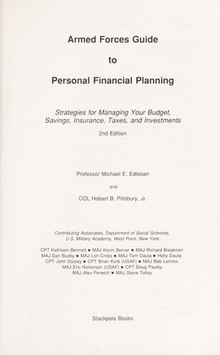Armed Forces Guide to Personal Financial Planning: 2nd Edition