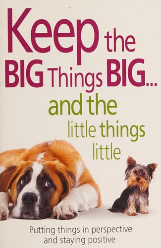 Keep the Big Things Big and the Little Things Little: Putting Things in Perspective and Staying Positive