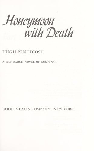 Honeymoon with Death (A Red Badge novel of suspense)
