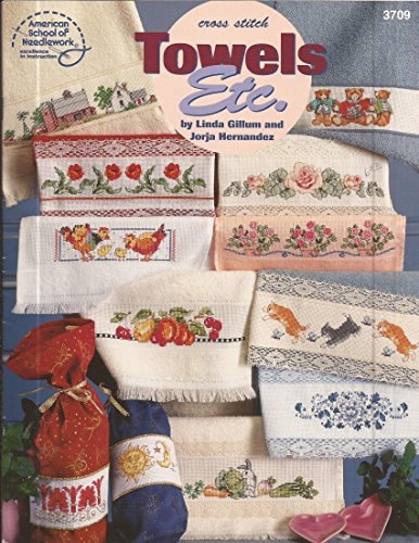 Towels, etc: Cross stitch