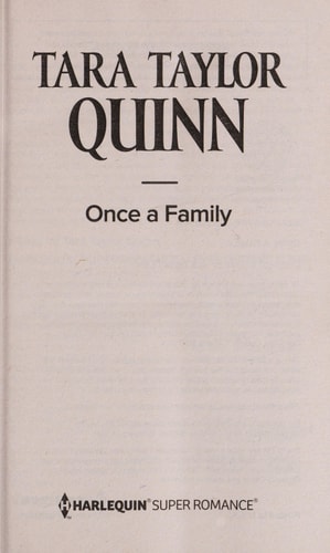 Once a Family (Where Secrets are Safe, 2)