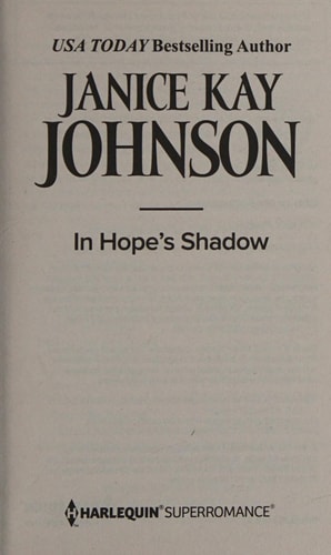 In Hope's Shadow(Two Daughters)