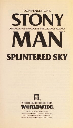 Splintered Sky (Stony Man)