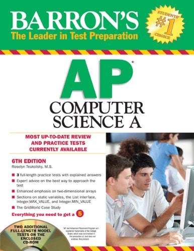 Barron's AP Computer Science A with CD-ROM, 6th Edition